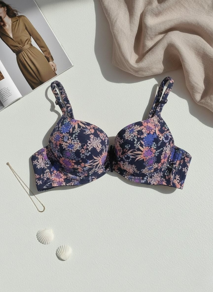 Floral push up bra in Pakistan – Safaa.pk