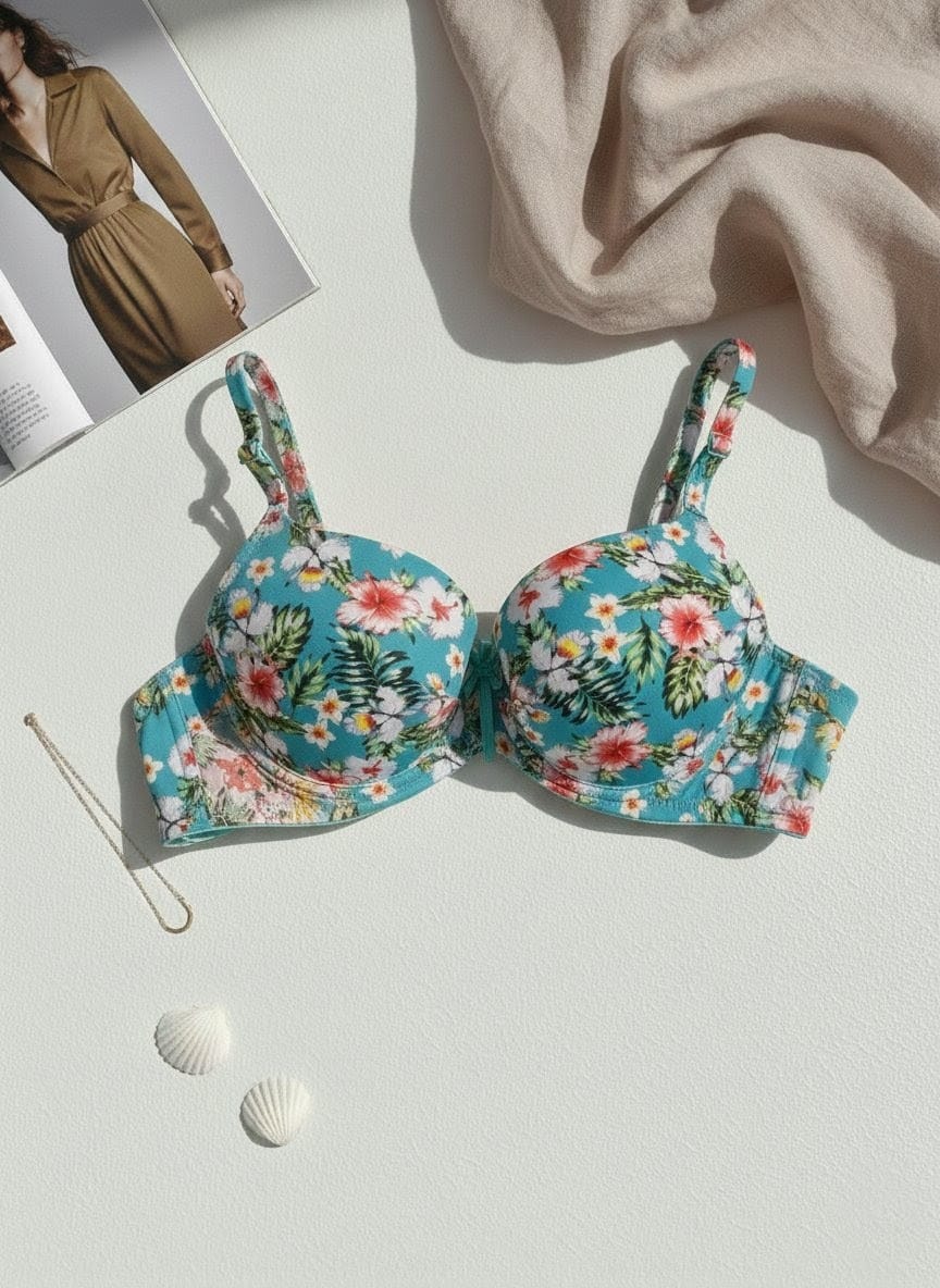 Floral push up bra in Pakistan – Safaa.pk