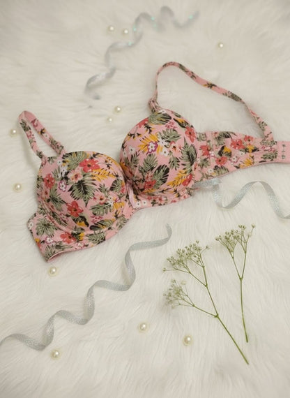 Floral push up bra in Pakistan – Safaa.pk