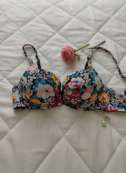 Floral push up bra in Pakistan – Safaa.pk