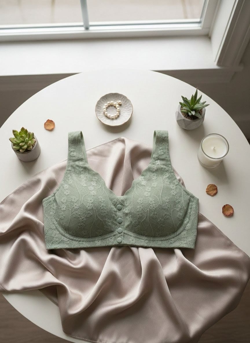 Front Button Lace Bralette in Pakistan – Safaa.pk