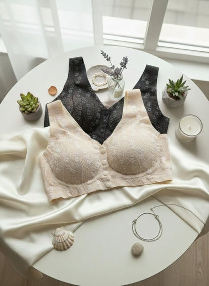 Front Button Lace Bralette in Pakistan – Safaa.pk