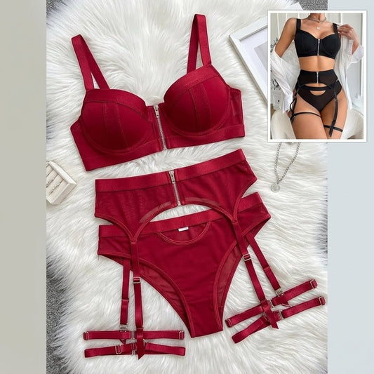 Front Zip Lingerie Set in Pakistan – Safaa.pk