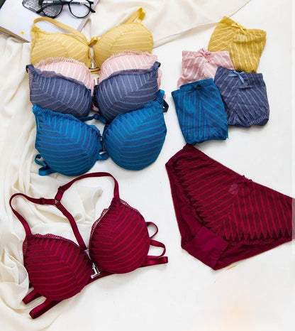 Front open double padded bra set in Pakistan – Safaa.pk