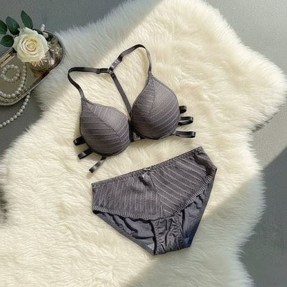 Front open double padded bra set in Pakistan – Safaa.pk