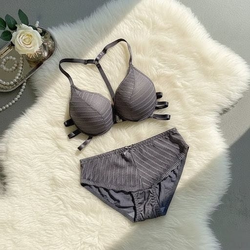 Front open double padded bra set in Pakistan – Safaa.pk