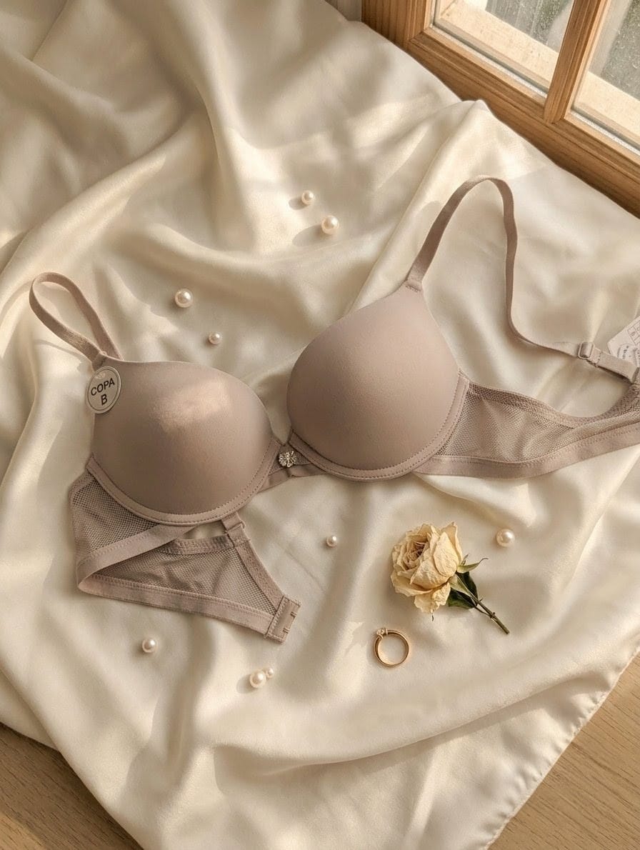 Heart Pearl Double Padded Push-Up Bra in Pakistan – Safaa.pk