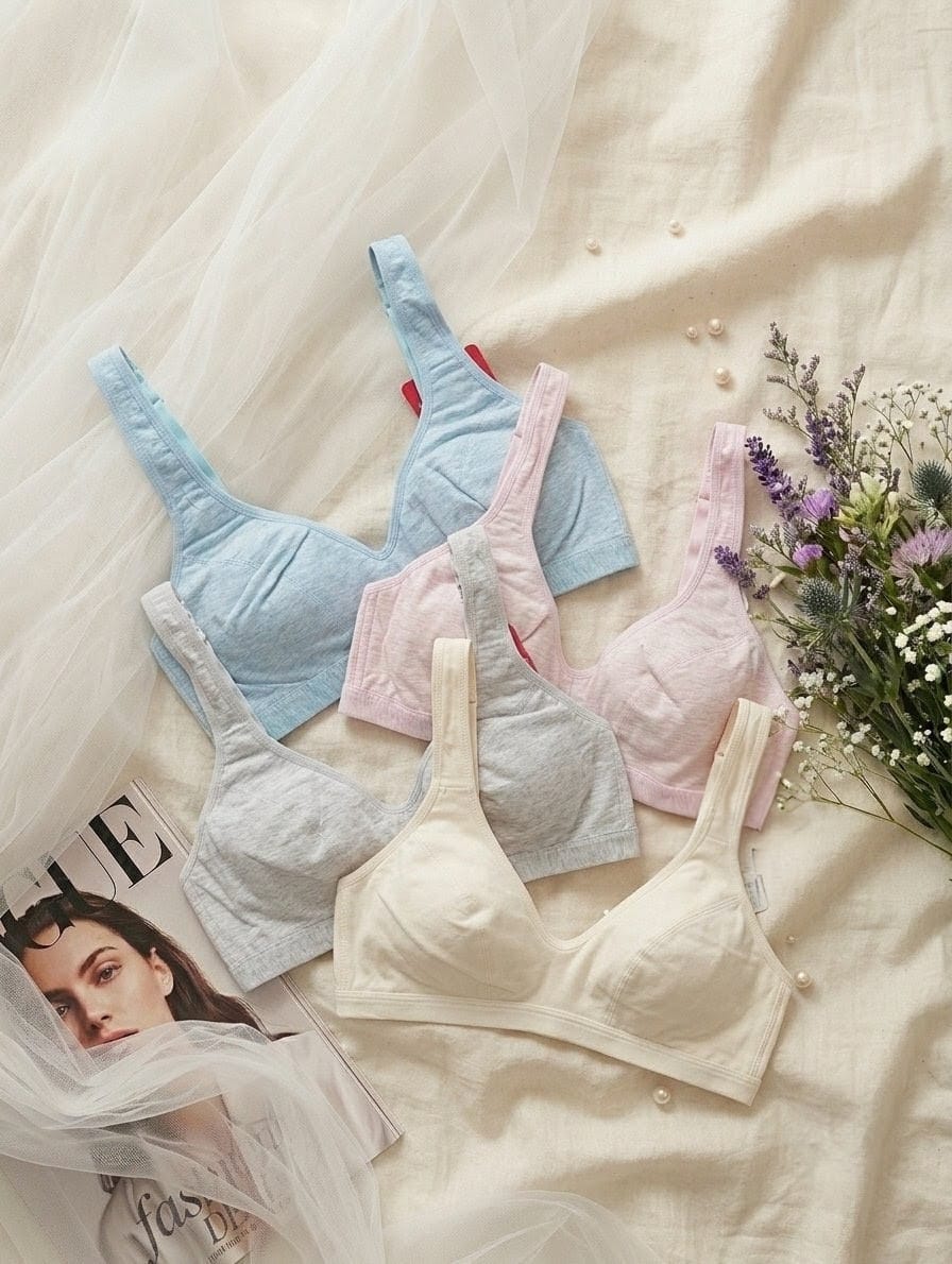 Heather Wireless Cotton Bra in Pakistan – Safaa.pk