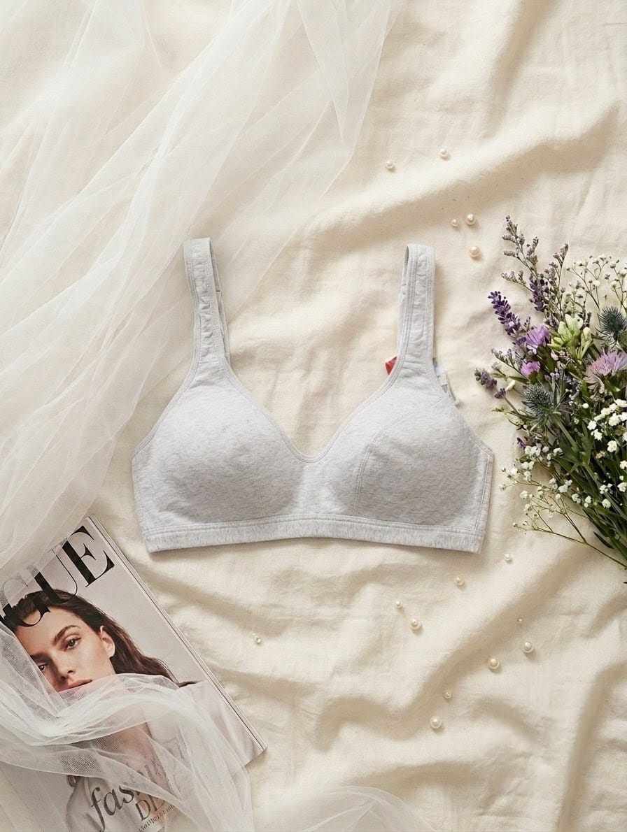 Heather Wireless Cotton Bra in Pakistan – Safaa.pk