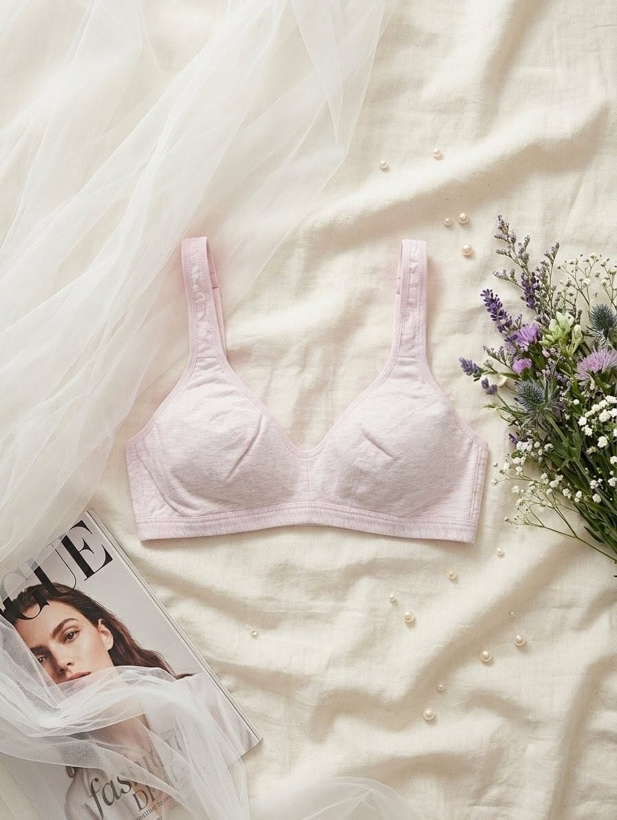 Heather Wireless Cotton Bra in Pakistan – Safaa.pk
