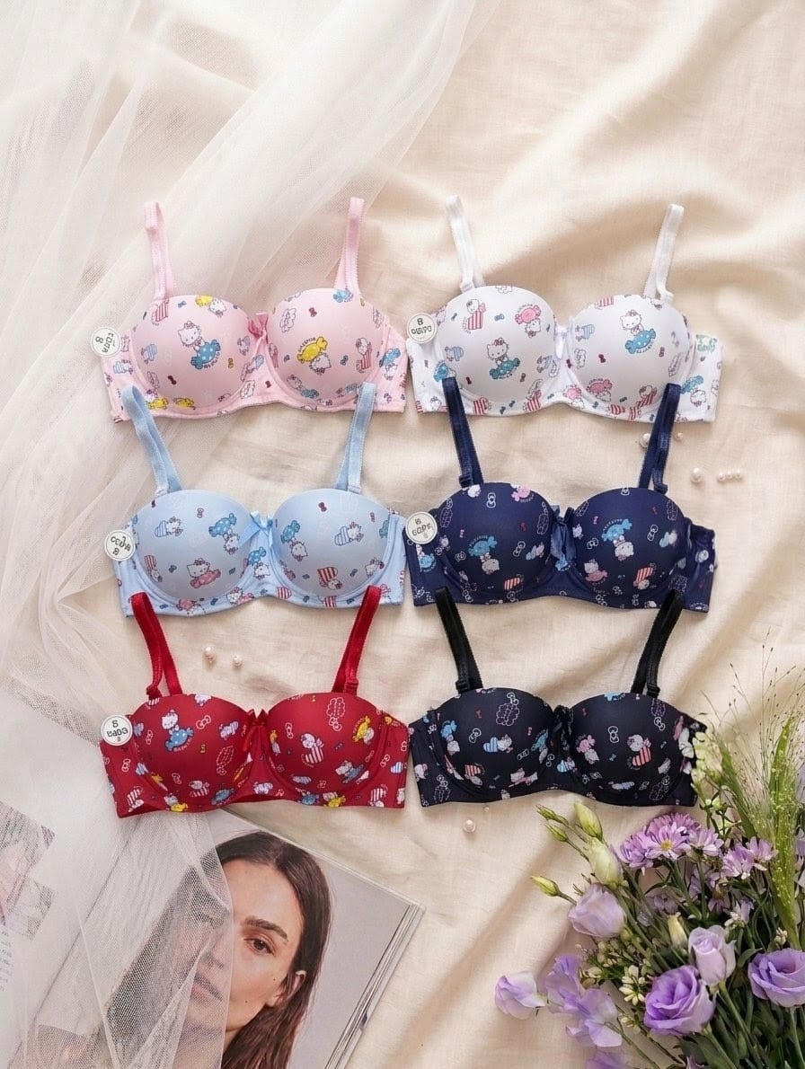 Hello Kitty Soft Push-Up Bra in Pakistan – Safaa.pk