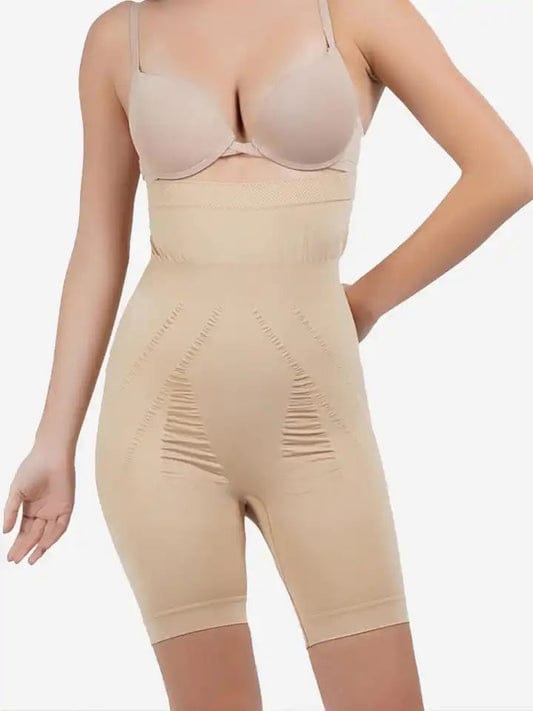 High-Waist Mid-Thigh Body Shaper in Pakistan – Safaa.pk