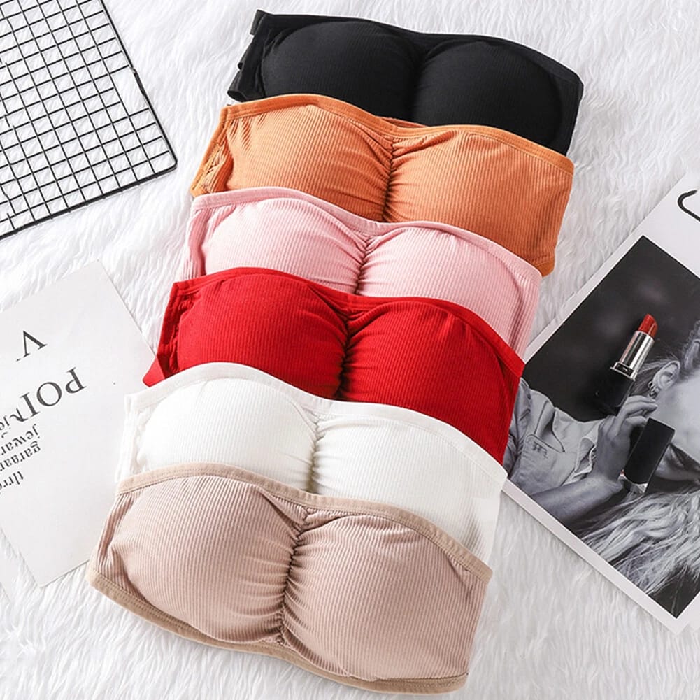 Strapless Push-Up Seamless Blouse in Pakistan – Safaa.pk