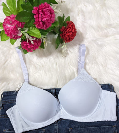 Sophisticated Flower Pattern Double Padded Bra (DPB 0037)