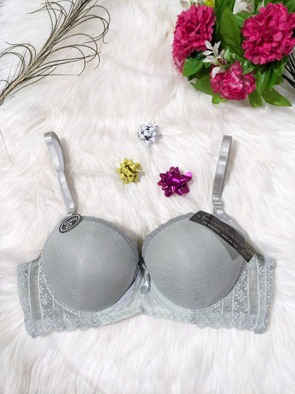 Double Padded Lace Push Up Bra – Underwired Lift & Luxury Comfort