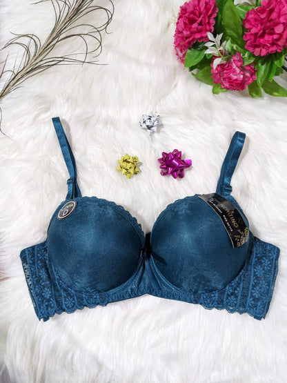 Double Padded Lace Push Up Bra – Underwired Lift & Luxury Comfort