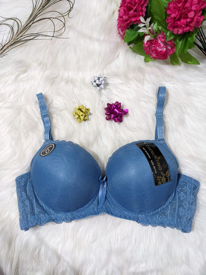 Double Padded Lace Push Up Bra – Underwired Lift & Luxury Comfort
