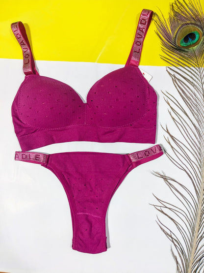 Stylish Breathable Bra Set in One Size (SPBS 0049)