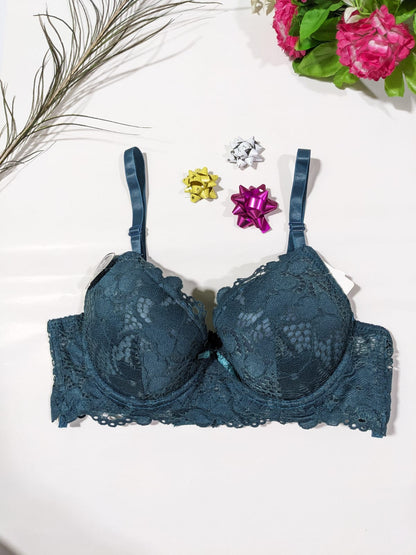 Sophisticated padded lace bra design (SPB 0051)