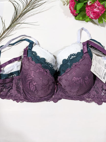 Sophisticated padded lace bra design (SPB 0051)