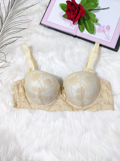 Sleek Double Padded Half Cup Bra (DPB 0060)