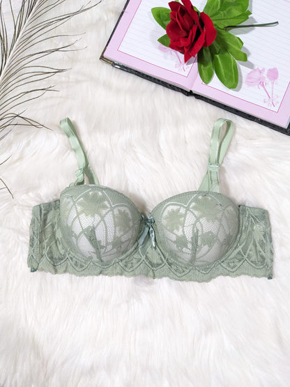 Sleek Double Padded Half Cup Bra (DPB 0060)