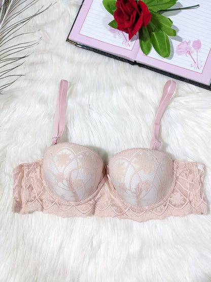 Sleek Double Padded Half Cup Bra (DPB 0060)