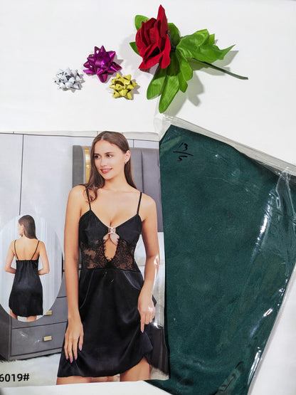 Lovely bold Western sleepwear dress (ND 06)