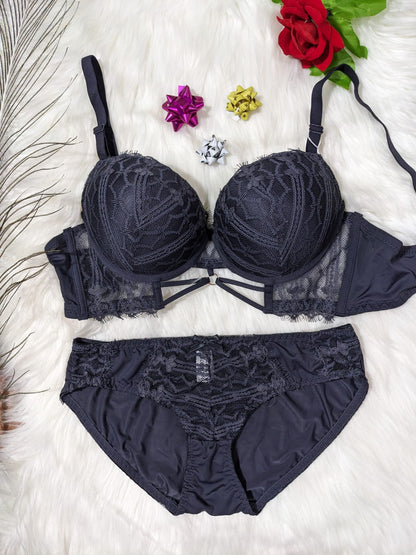 Elegant Wedding Thin Pad Bra Set (SPBS 0072)