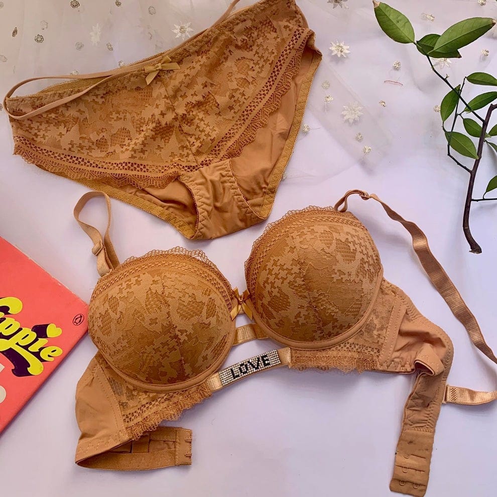 Imported Fancy Bridal Bra Set (SPBS 0075)