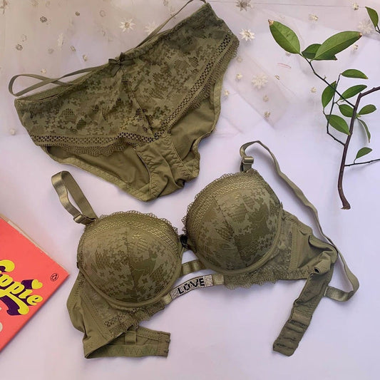 Imported Fancy Bridal Bra Set (SPBS 0075)