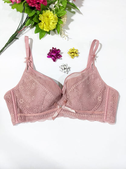 Comfort-fit bra with airy net fabric and light padding (SPB 0084)