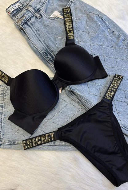 Light Bra Set with Pearl Embellishment – Summer Essential (SPBS 090)