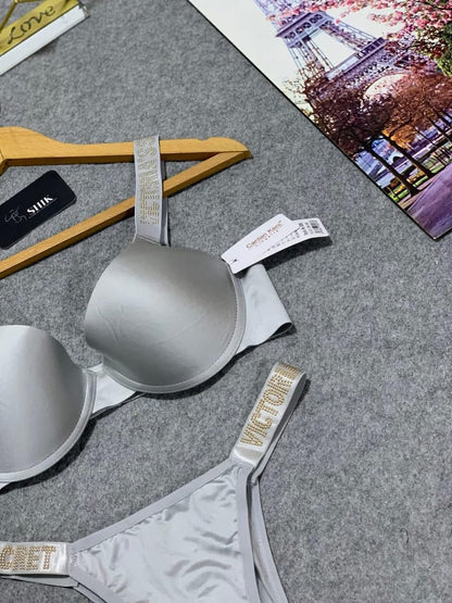 Light Bra Set with Pearl Embellishment – Summer Essential (SPBS 090)