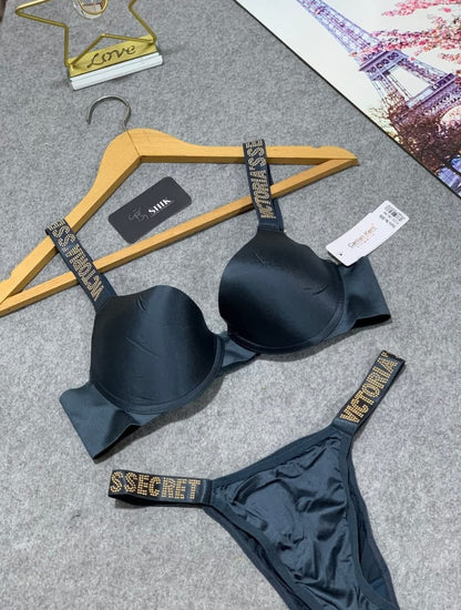 Light Bra Set with Pearl Embellishment – Summer Essential (SPBS 090)