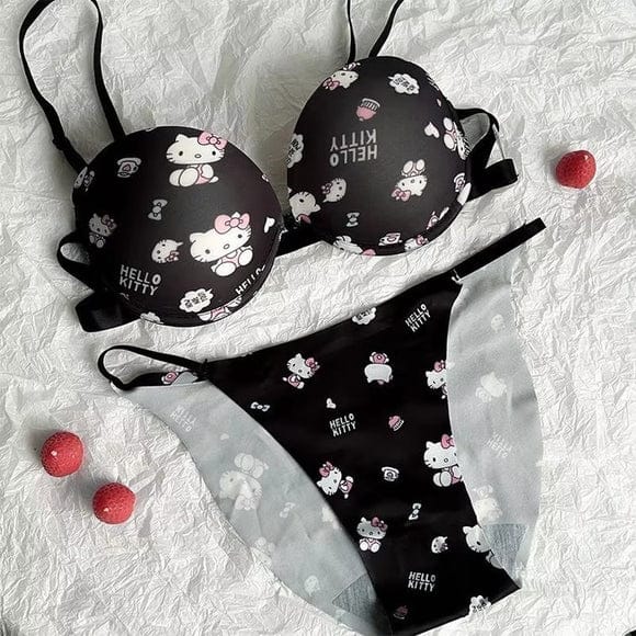 Cute Carton Amine Front Open Bra set (SPBS 094)
