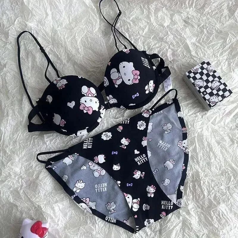 Cute Carton Amine Front Open Bra set (SPBS 094)