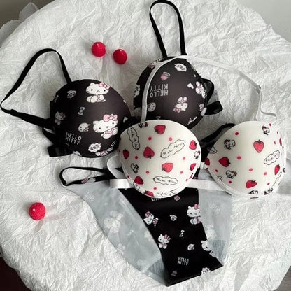 Cute Carton Amine Front Open Bra set (SPBS 094)