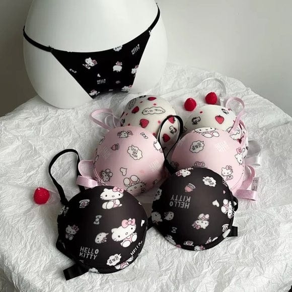 Cute Carton Amine Front Open Bra set (SPBS 094)