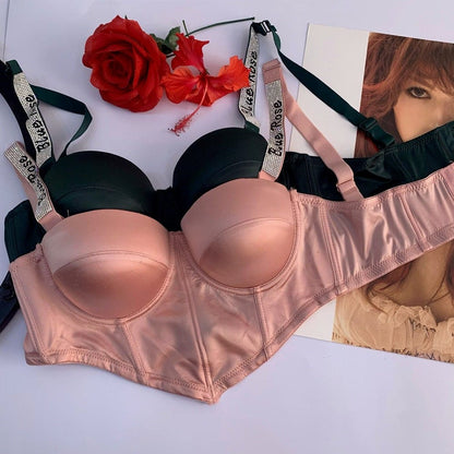 Bold Thunder Padded Push-Up Bra & Panty Set (SPBS 102)