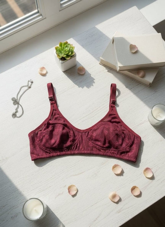 Soft jersey cotton wireless full coverage bra in Pakistan – Safaa.pk