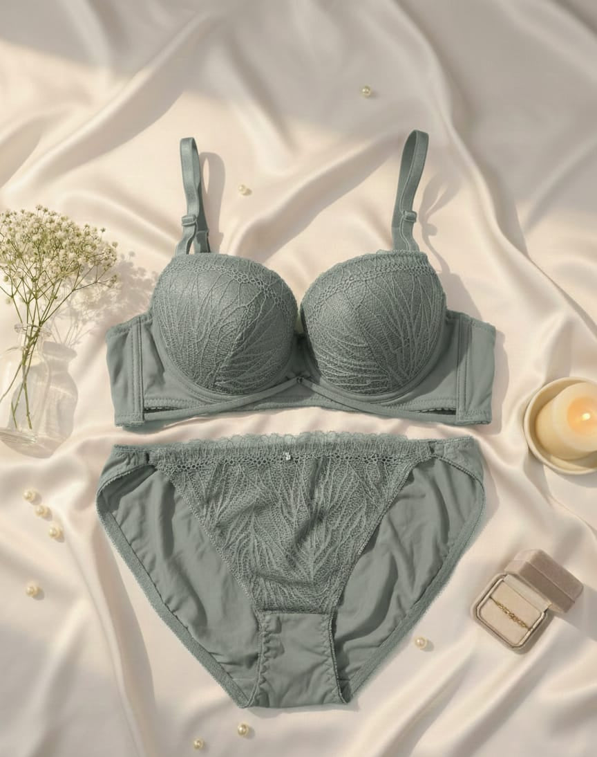 Imported Soft Single Padded Bra set for Bridals