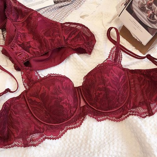 Lace Half Cup Foam Bra Set in Pakistan – Safaa.pk