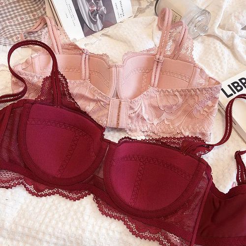 Lace Half Cup Foam Bra Set in Pakistan – Safaa.pk