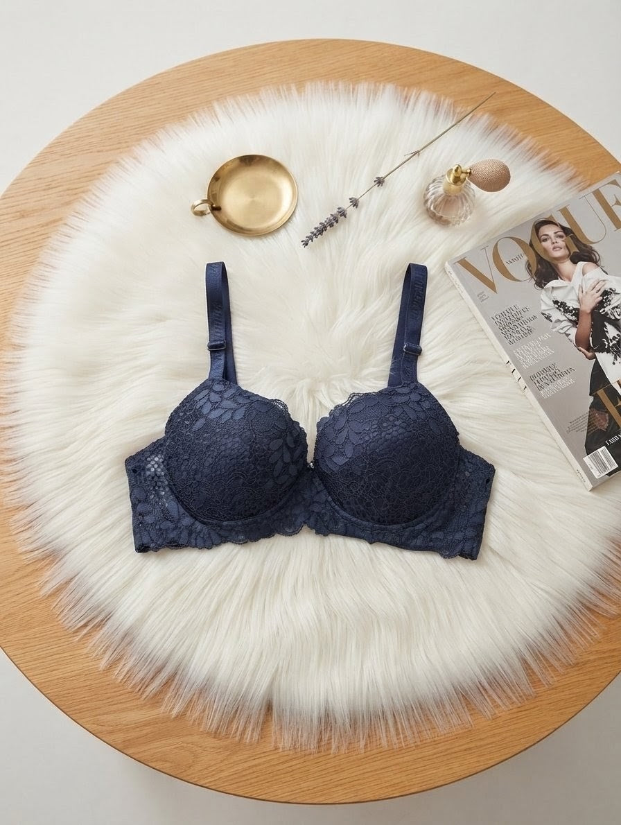 Lacy floral push-up bra in Pakistan – Safaa.pk