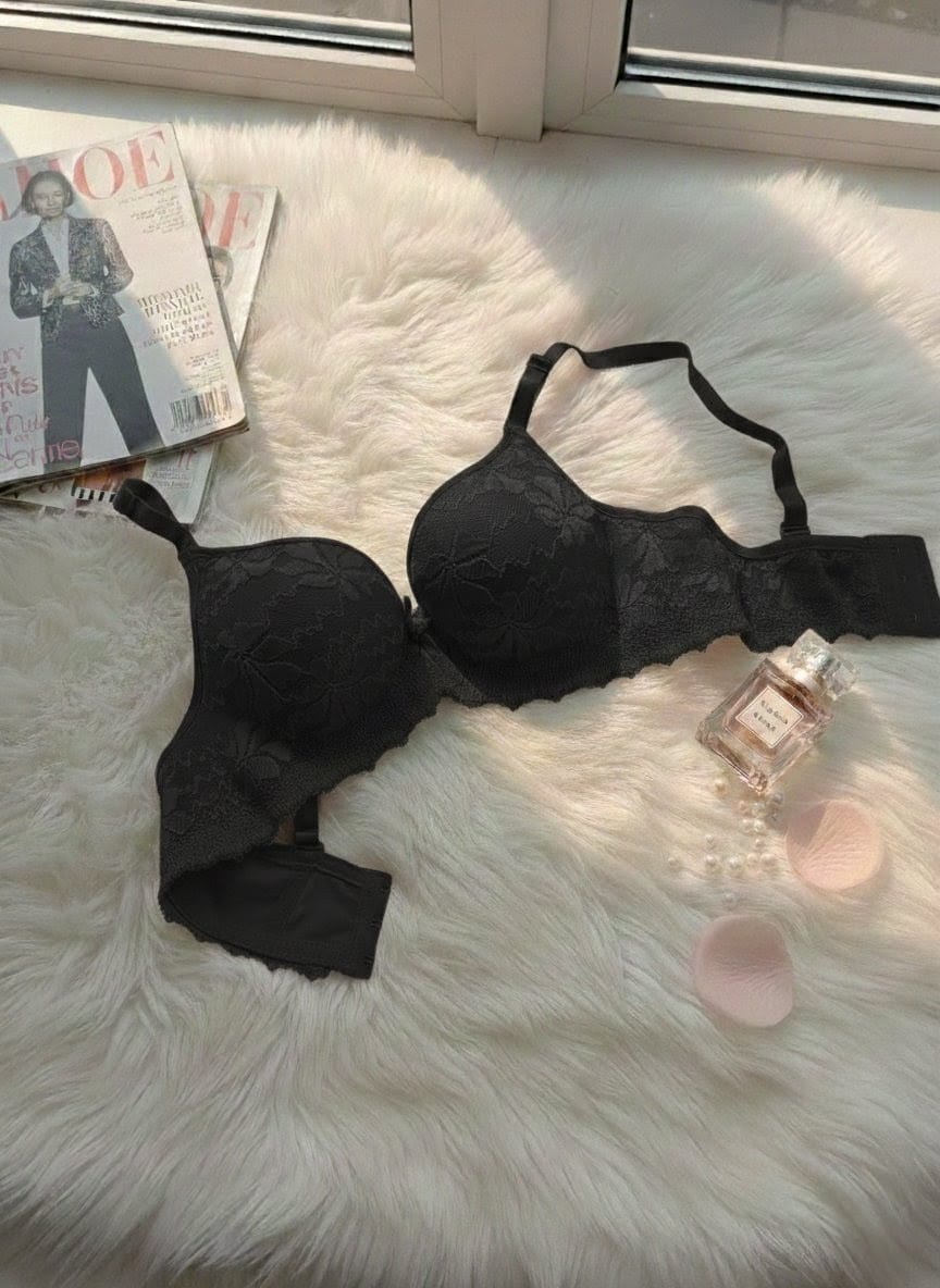 Lacy floral push-up bra in Pakistan – Safaa.pk