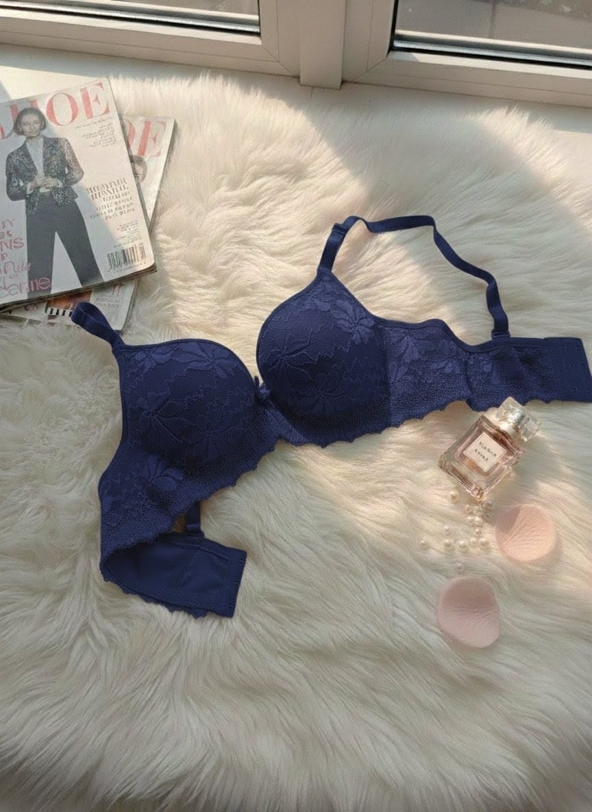 Lacy floral push-up bra in Pakistan – Safaa.pk