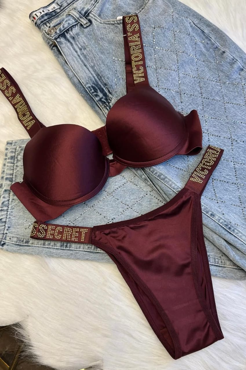 Light Bra Set with Pearl Embellishment – Summer Essential