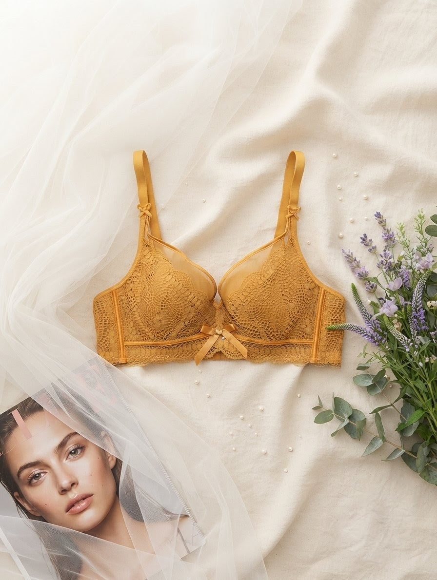 Lightly Padded Lace Underwire Bra in Pakistan – Safaa.pk