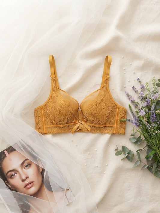 Lightly Padded Lace Underwire Bra in Pakistan – Safaa.pk